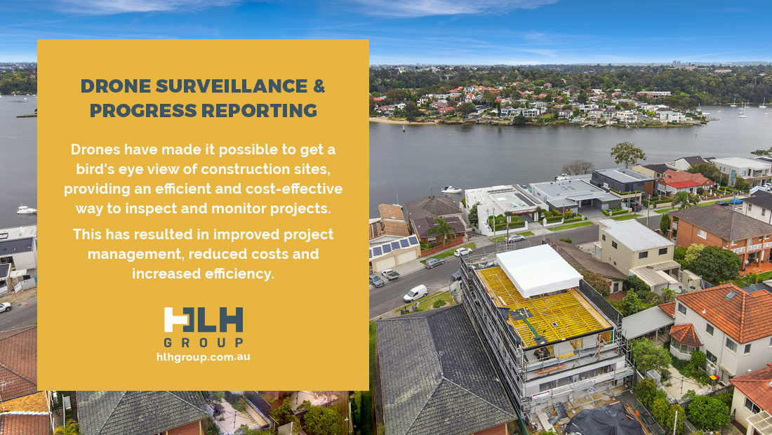 Drone Surveillance and progress reporting - HLH Marketing