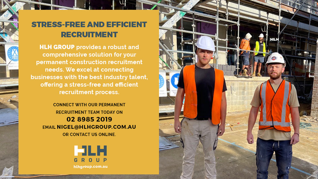 Efficient Permanent Recruitment Construction - Sydney - HLH Group