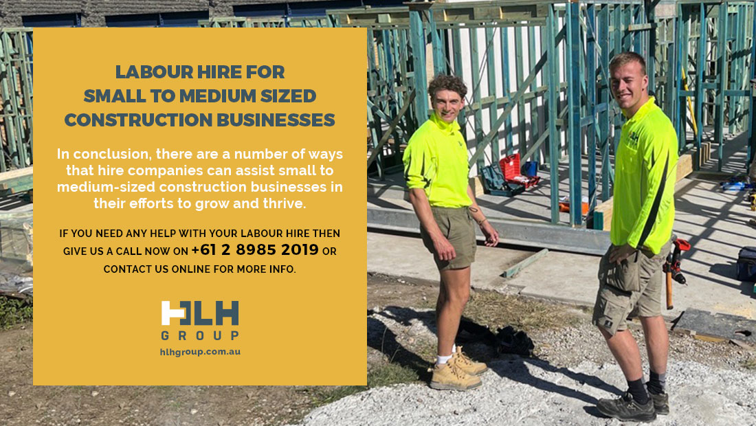 Labour Hire Small Medium Sized Construction Businesses - HLH Group
