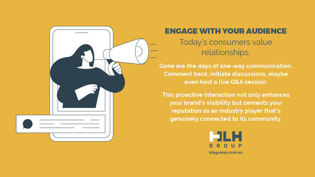 Engage Audience - Social Media Marketing Construction - HLH Group
