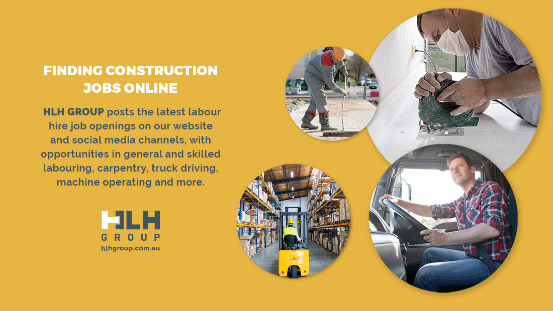Finding Construction Jobs Online Sydney - HLH Group