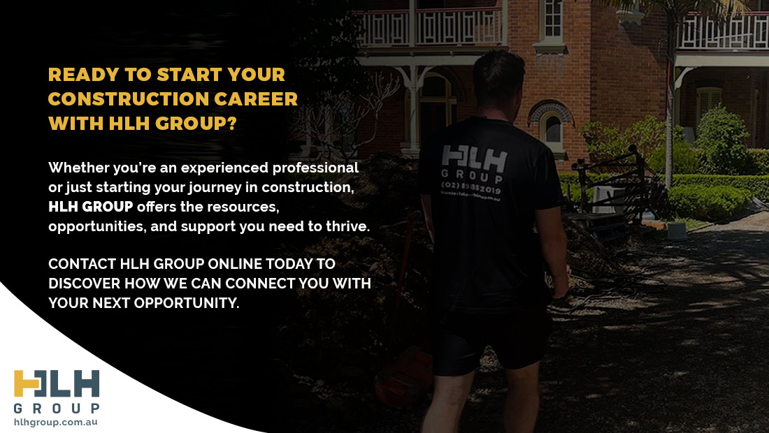 Construction Career HLH Group Sydney