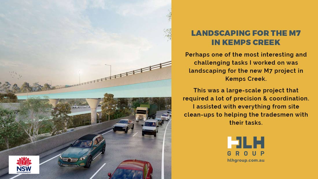Landscaping M7 Kemps Creek - Labour Hire HLH Group