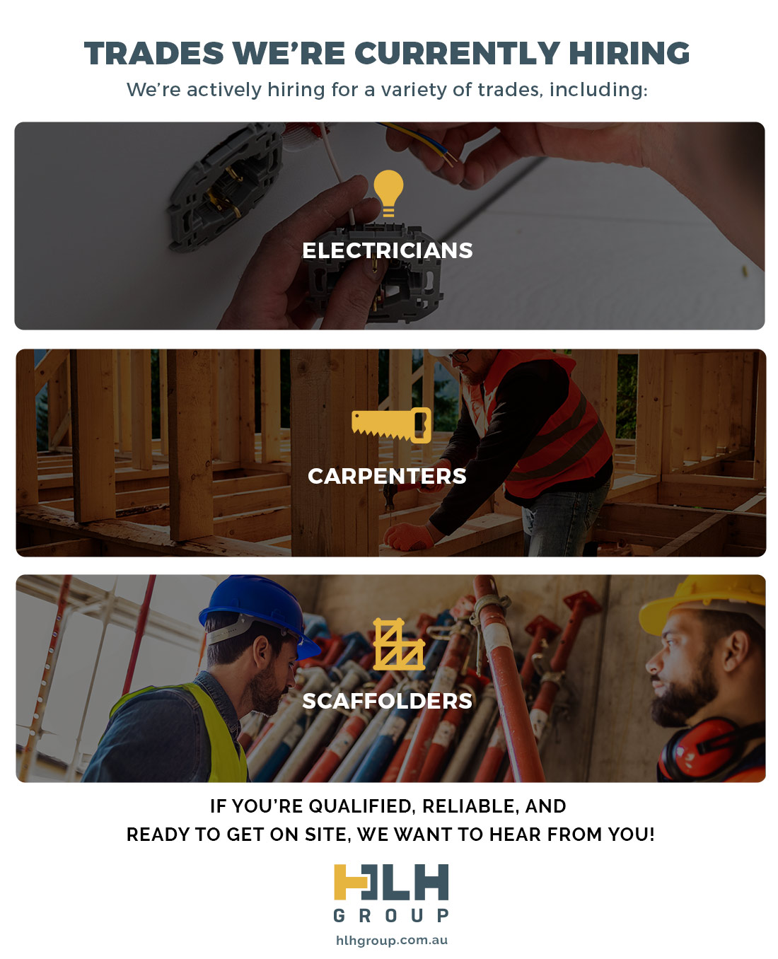 Jobs Available Trades Sydney - HLH Group