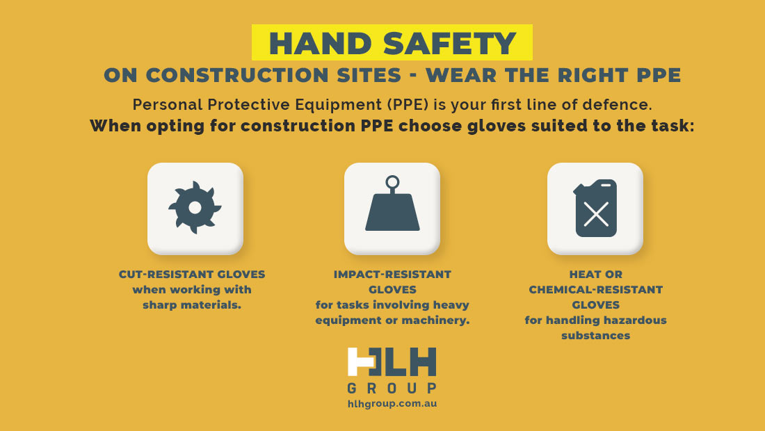 Hand Safety Construction Sites Sydney - HLH Group