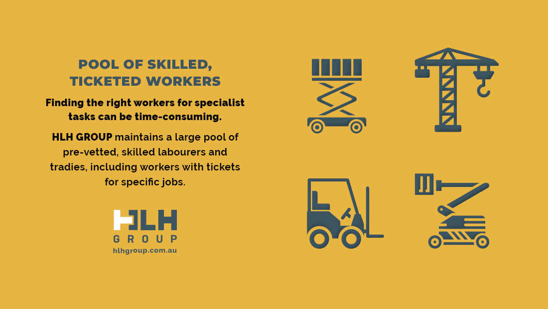 Pool Skilled Ticketed Workers Sydney - HLH Group