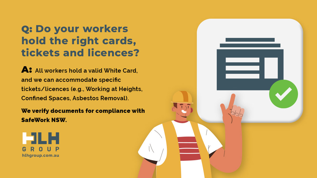 Do your workers hold right cards - tickets - licenses - HLH Group
