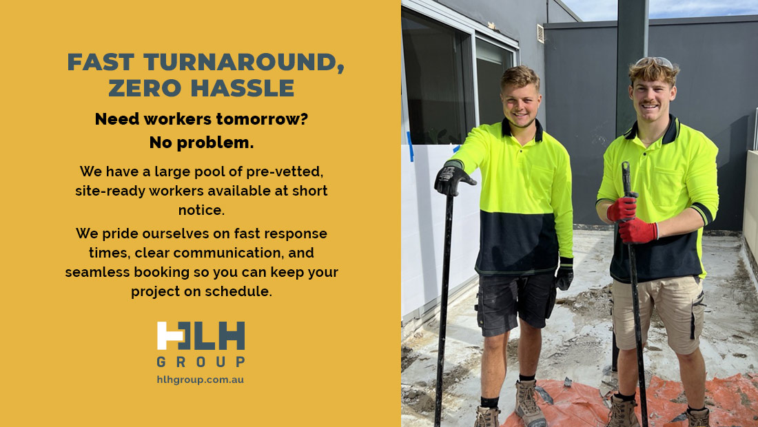 Need workers tomorrow - HLH Labour Hire Sydney