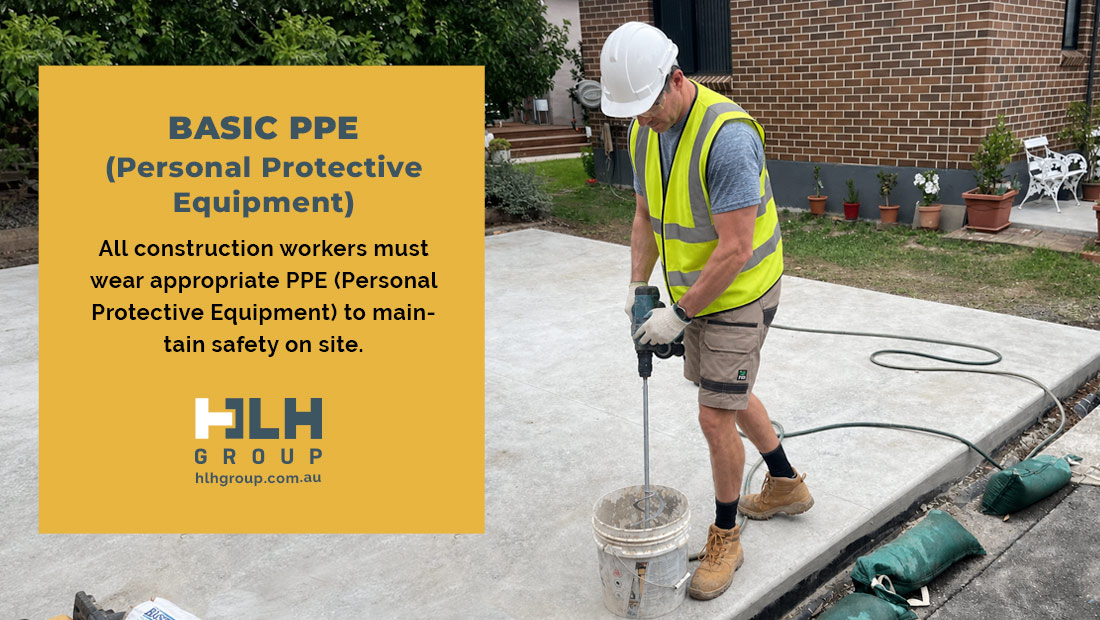 Basic PPE Construction Site Sydney - HLH Group