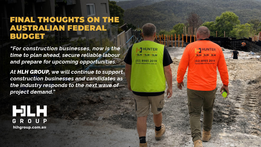Final Thoughts on the Australian Federal Budget - HLH Group