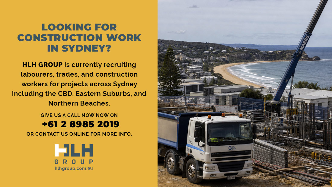 Looking Construction Work Sydney - Labour Hire