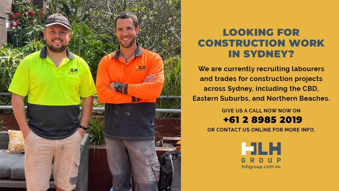 Looking for Construction Work in Sydney - HLH Group