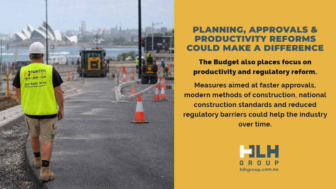 Planning, Approvals and Productivity Reforms Could Make a Difference