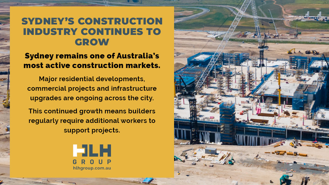 Sydneys Construction Industry Continues to Grow - Labour Hire Sydney HLH