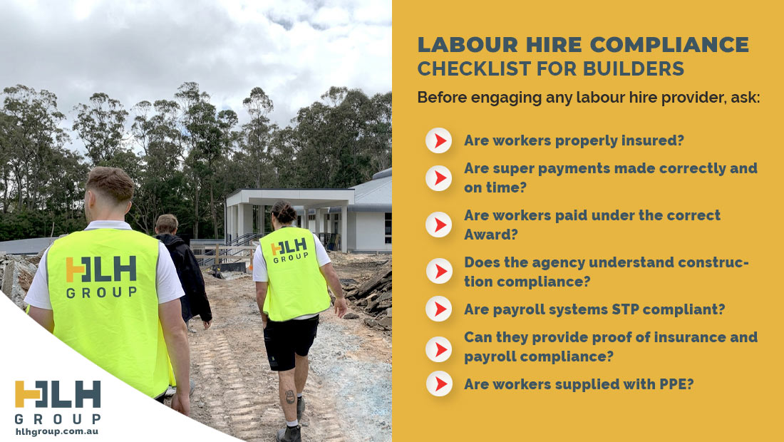 Labour Hire Compliance Checklist For Builders - HLH Group